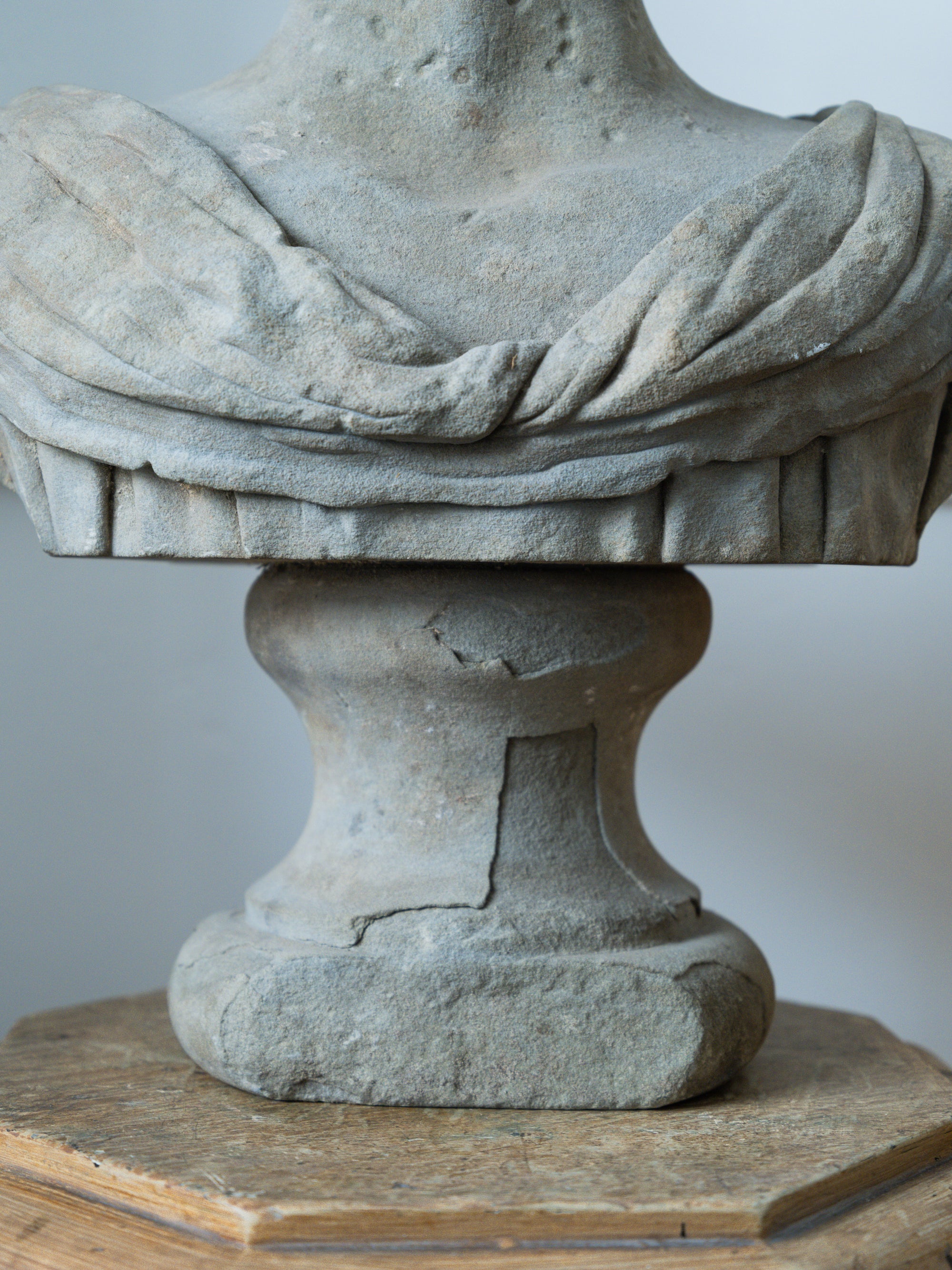 An 18th Century Carved Stone Male Bust
