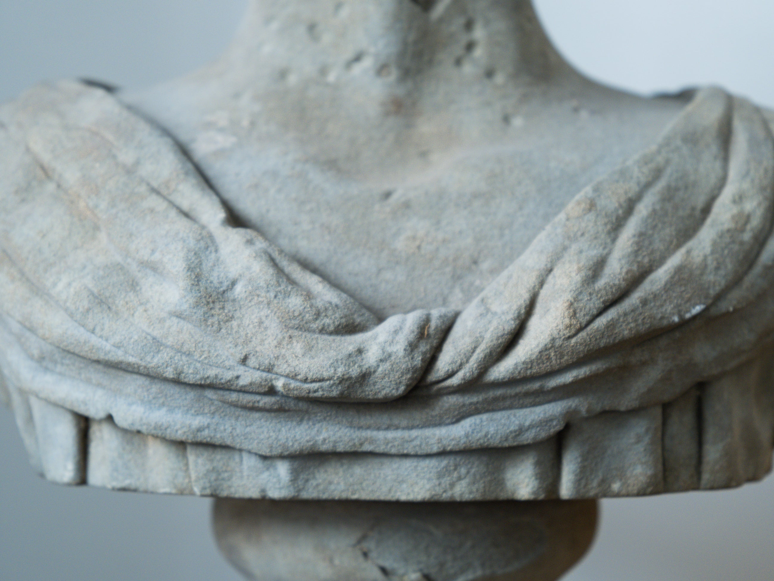 An 18th Century Carved Stone Male Bust