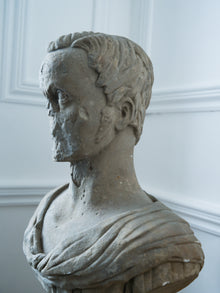 An 18th Century Carved Stone Male Bust