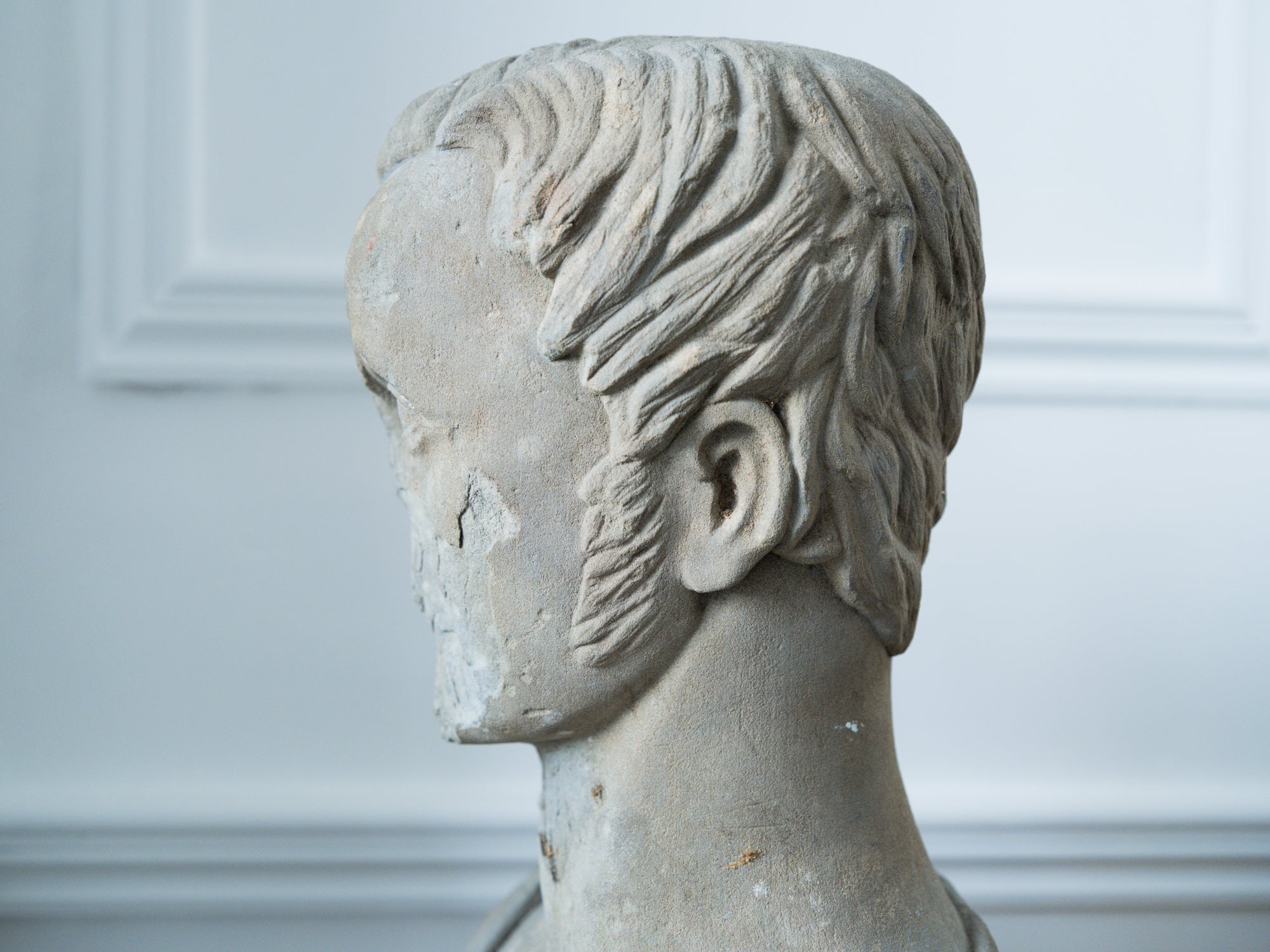 An 18th Century Carved Stone Male Bust