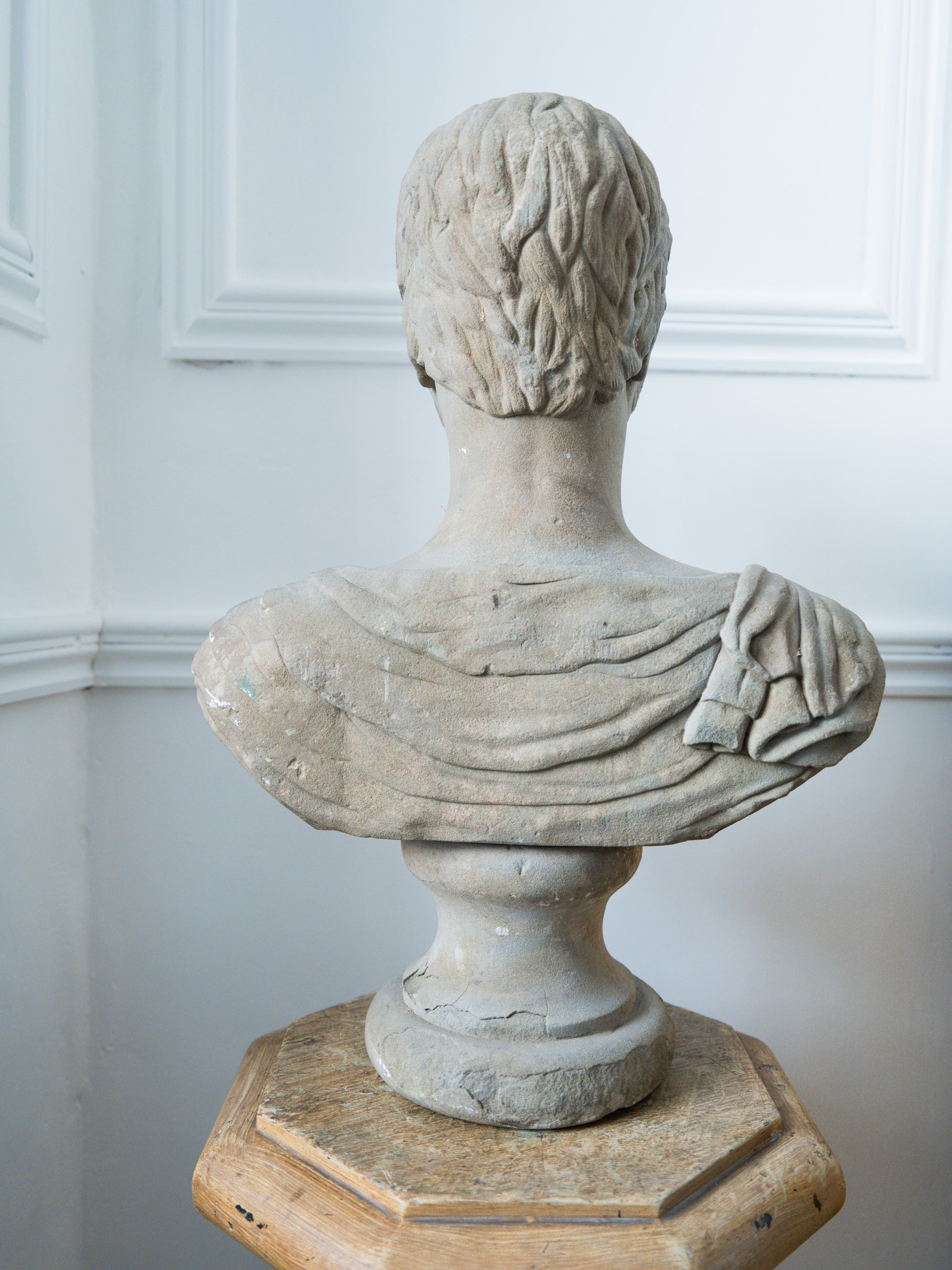 An 18th Century Carved Stone Male Bust