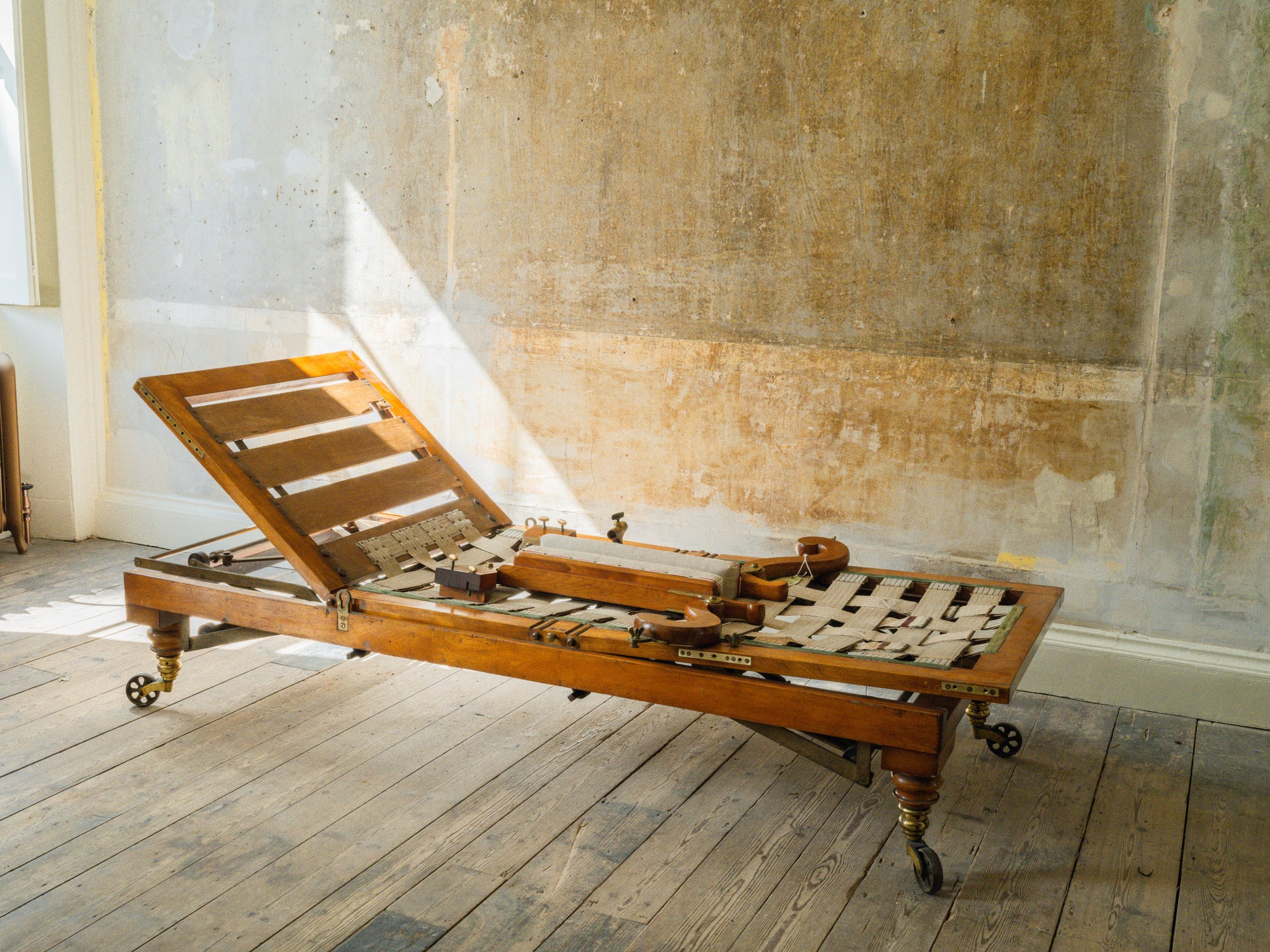 A Large 19th Century Bespoke Day Bed