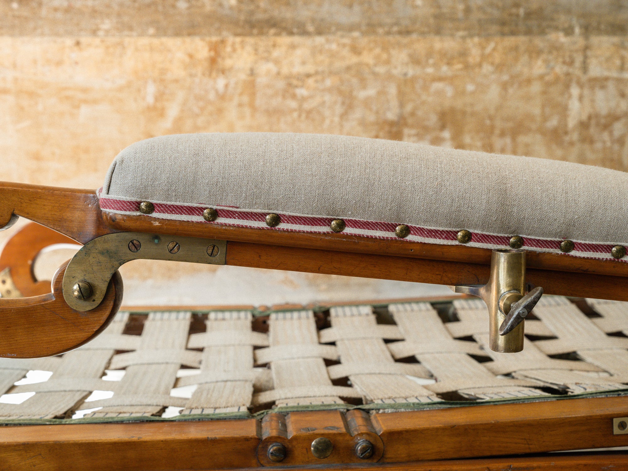 A Large 19th Century Bespoke Day Bed