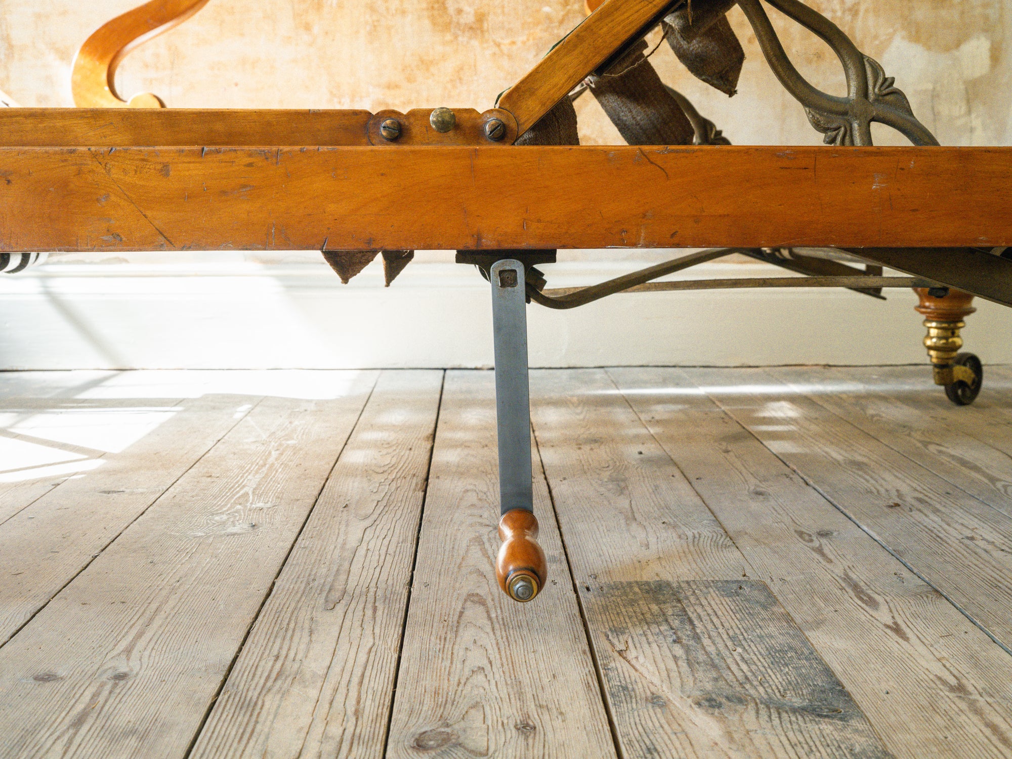 A Large 19th Century Bespoke Day Bed