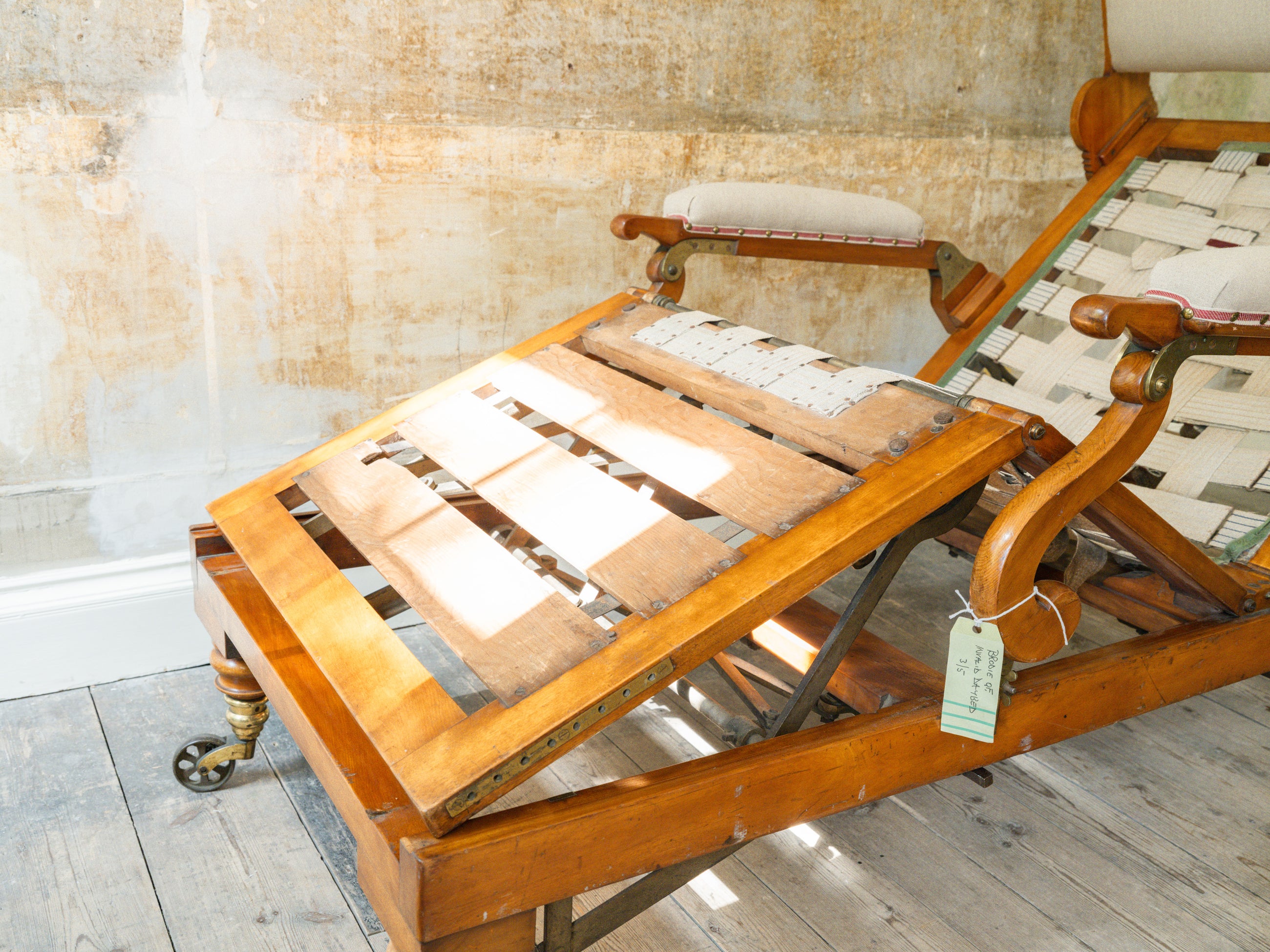 A Large 19th Century Bespoke Day Bed