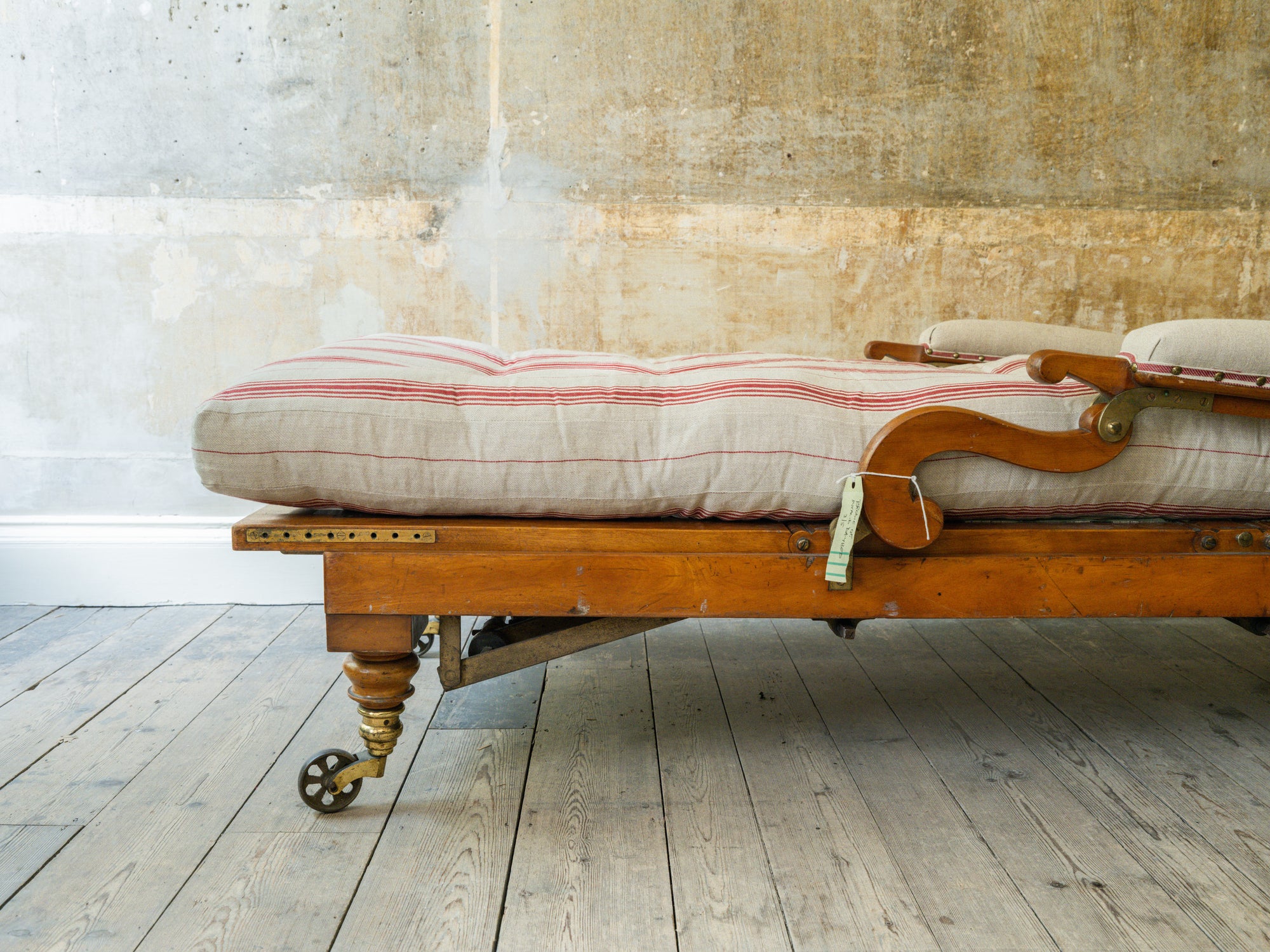 A Large 19th Century Bespoke Day Bed