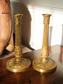 A Pair of Charles X Candlesticks