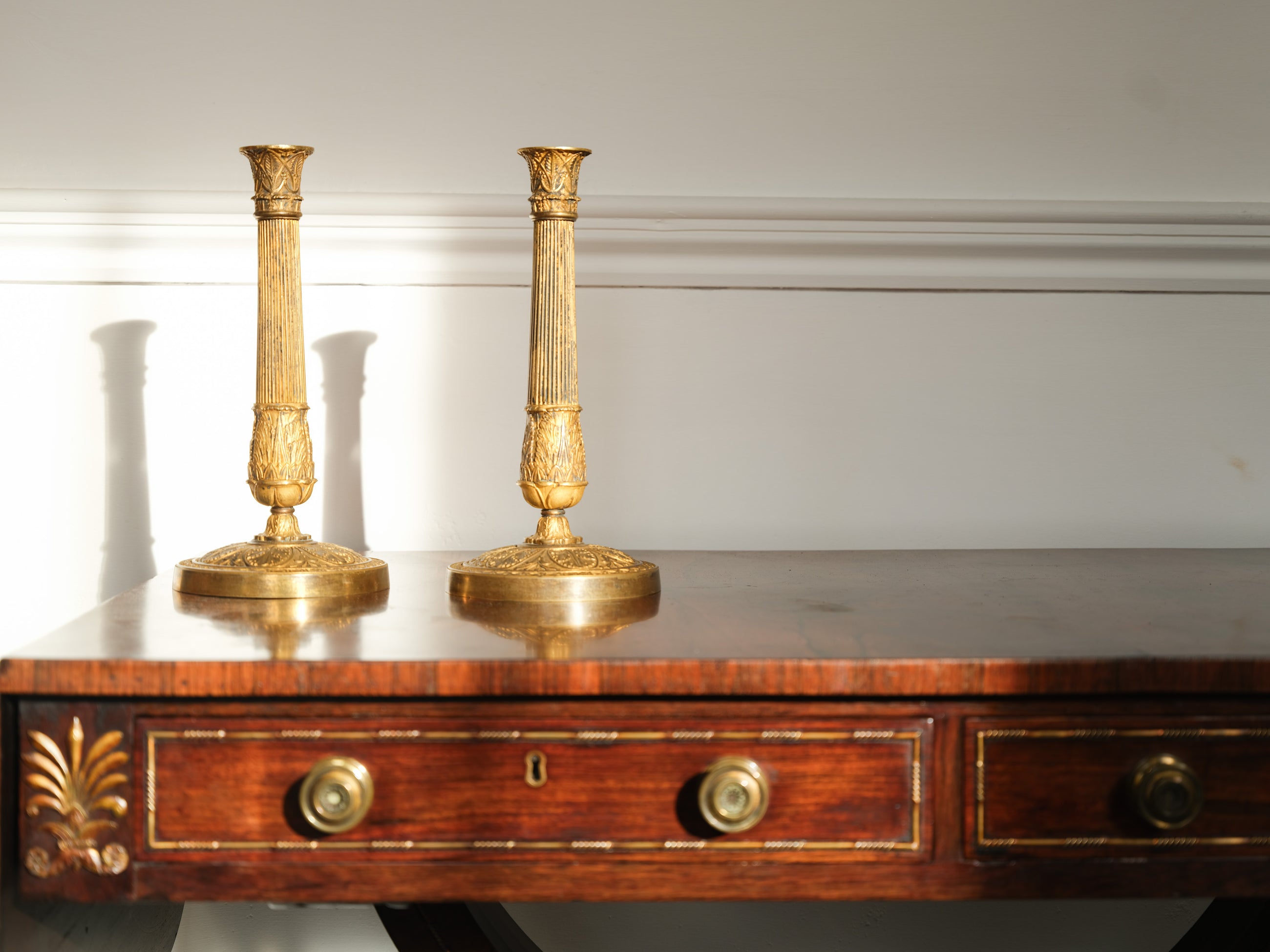 A Pair of Charles X Candlesticks