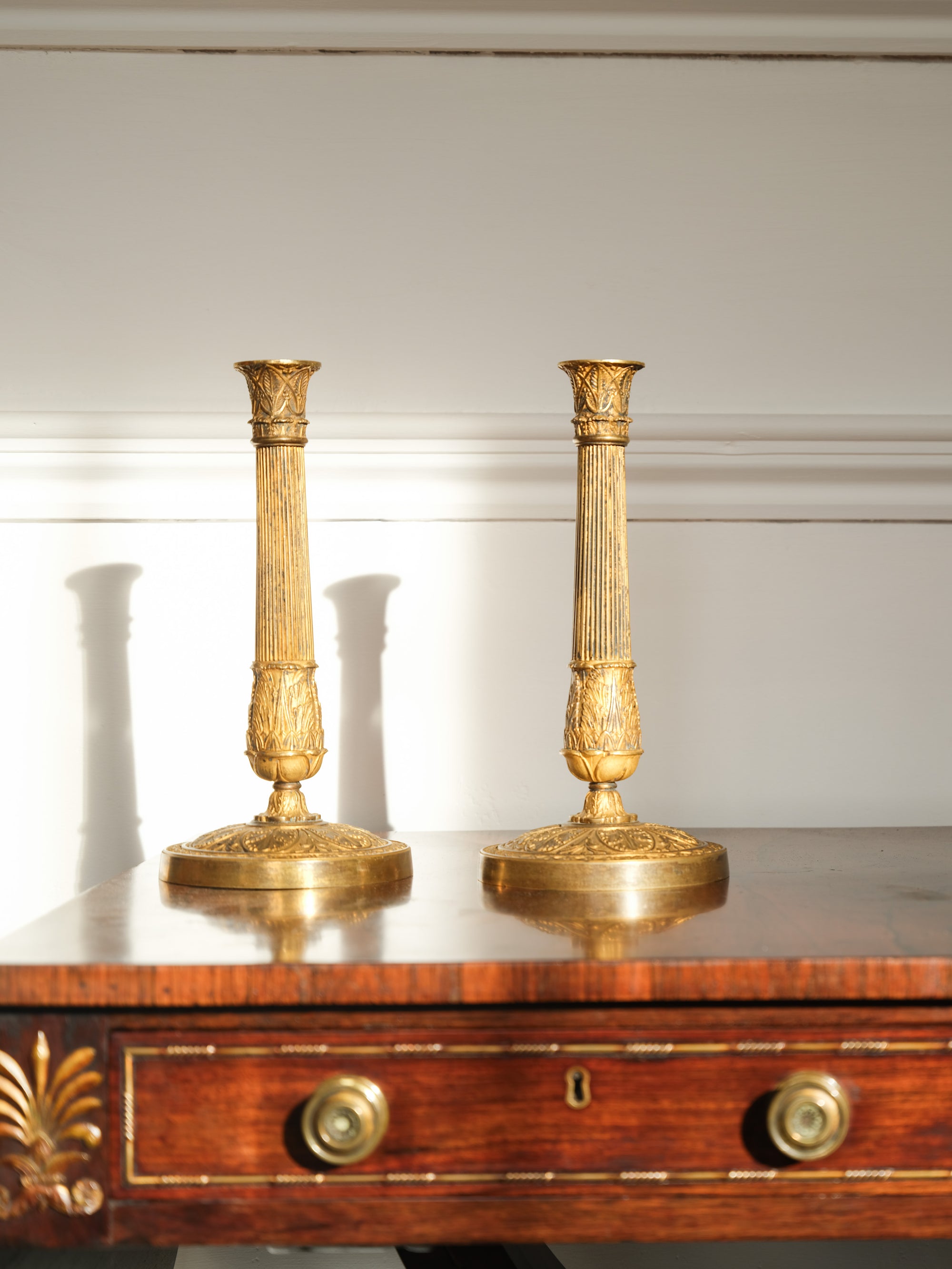 A Pair of Charles X Candlesticks