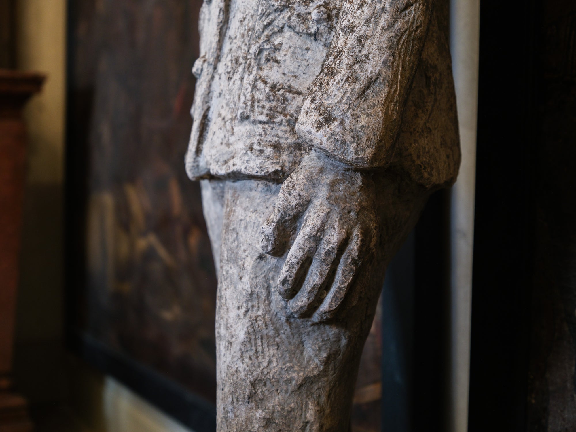 Statue of a Tall Boy