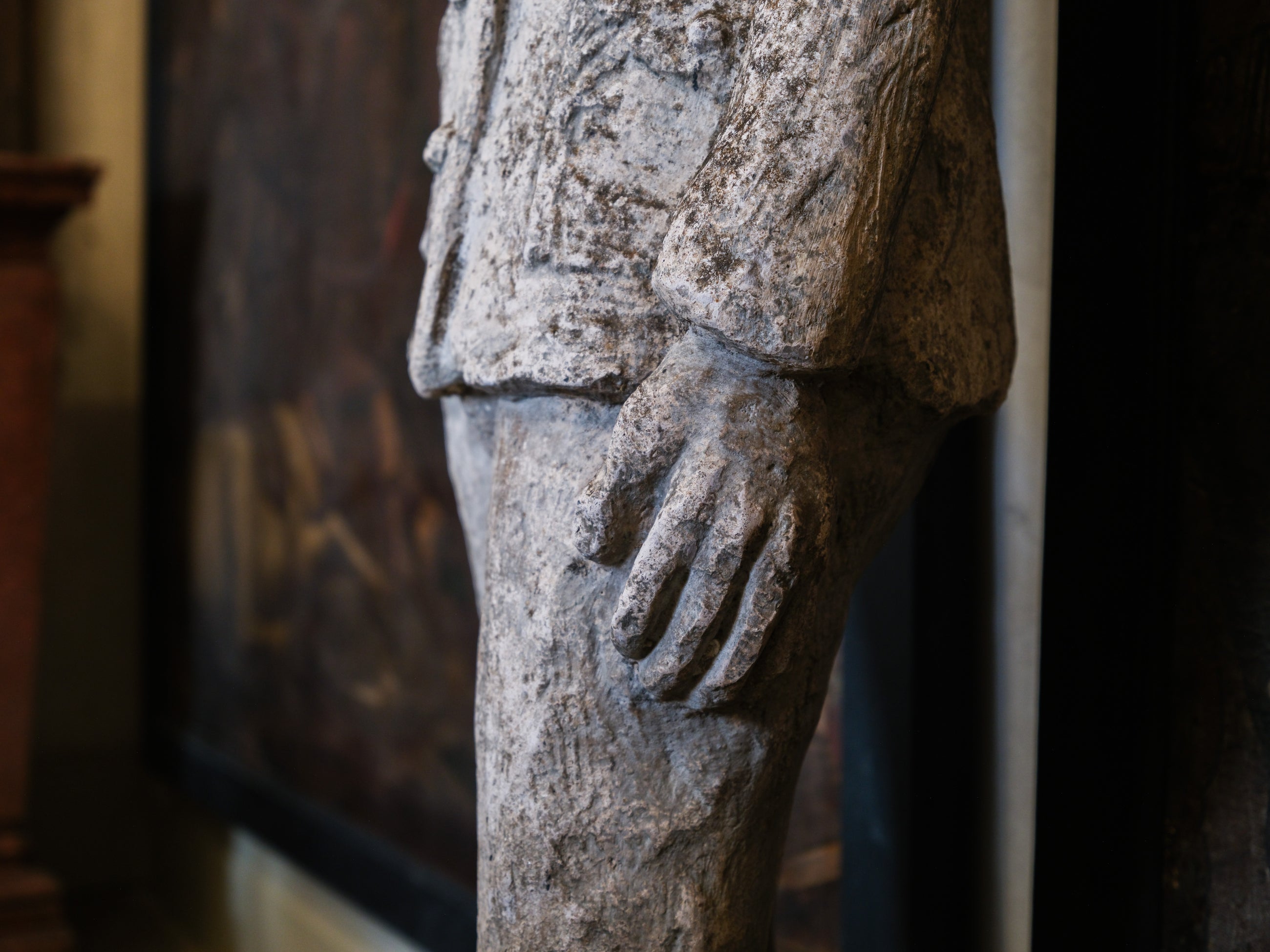 Statue of a Tall Boy