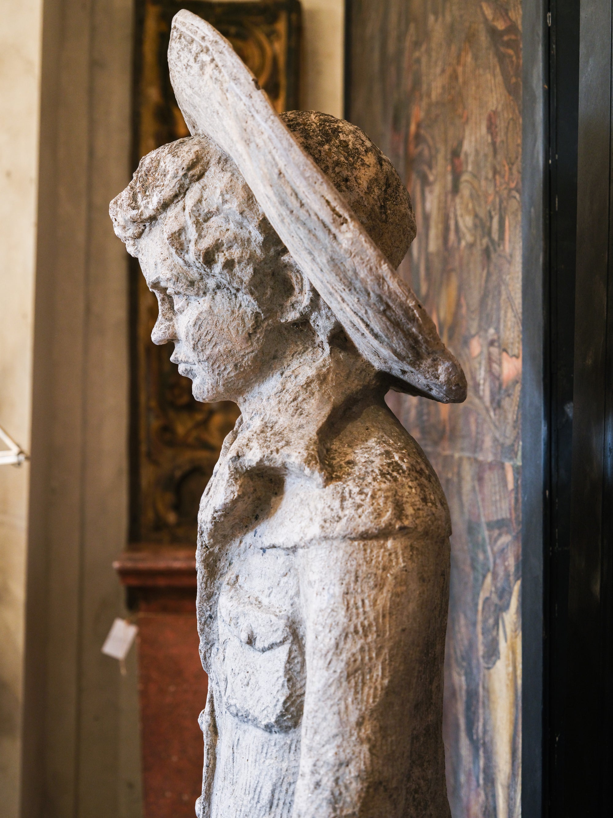 Statue of a Tall Boy