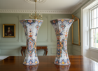 A Pair of Trumpet vases