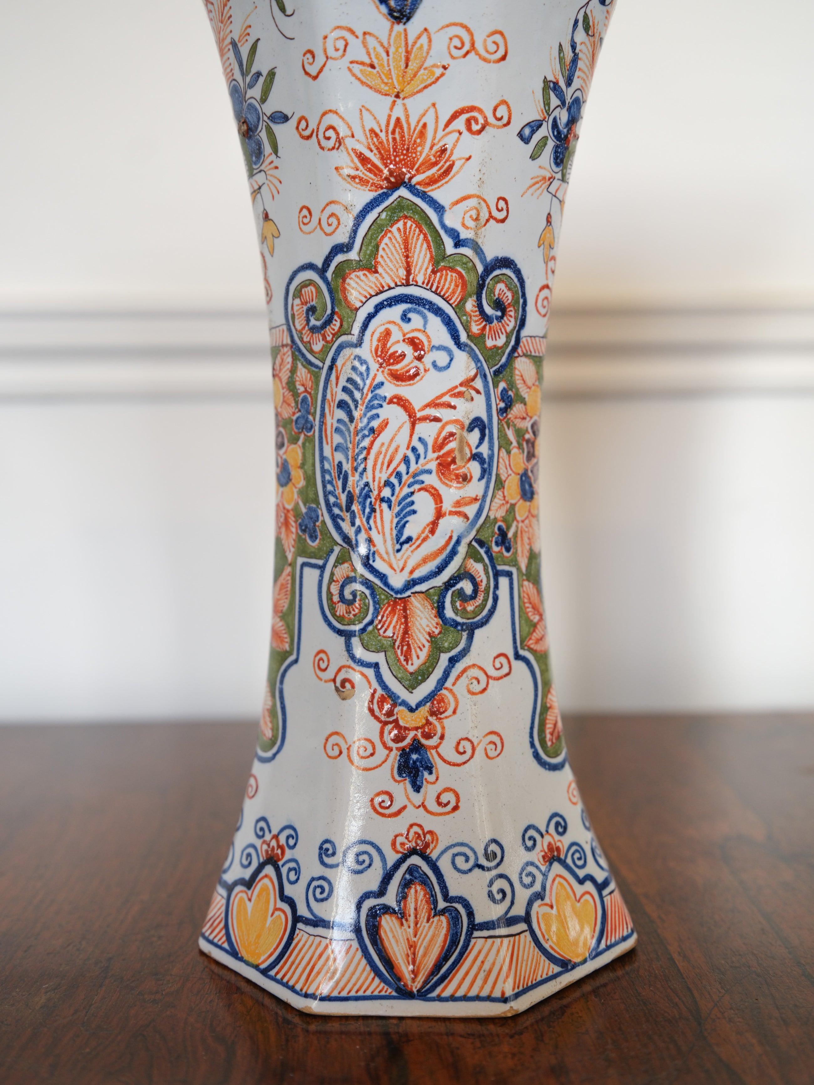 A Pair of Trumpet vases