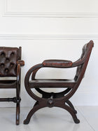 A Pair of 19th Century Reformed Gothic Armchairs