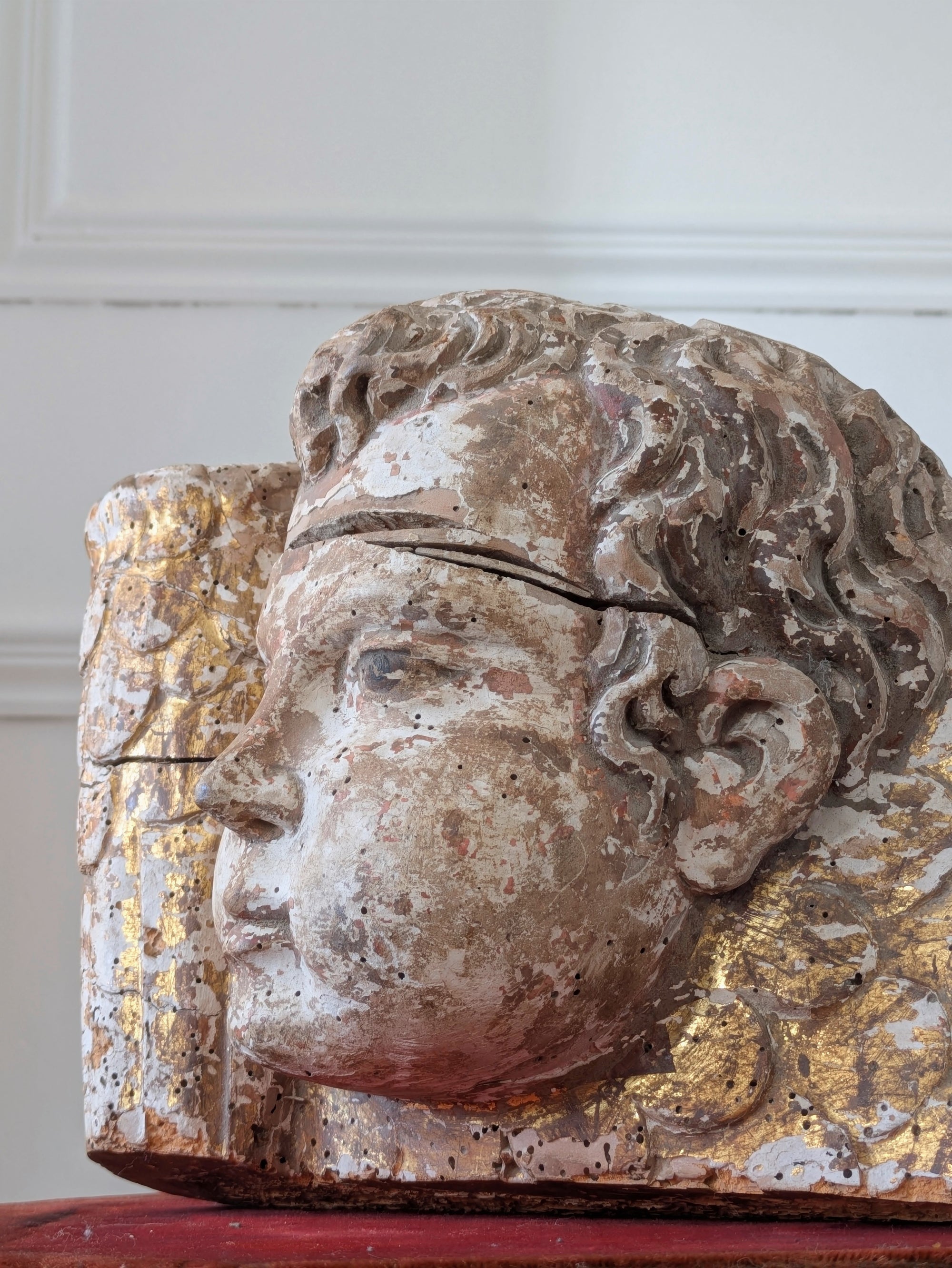 17th Century Fruitwood Putto