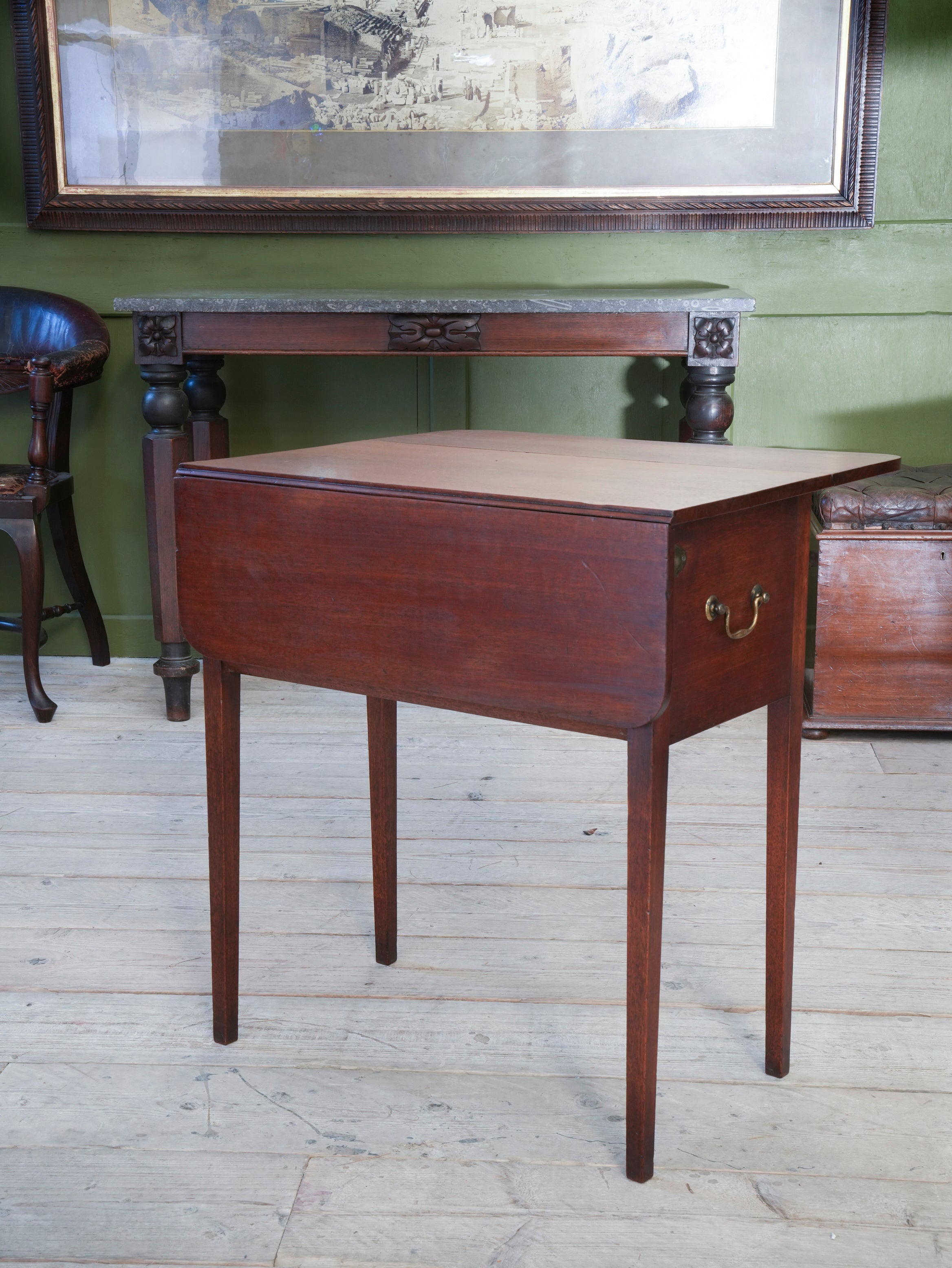 A Regency Mahogany Deception Table