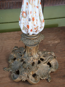 A 19th Century Opaline Glass Table Lamp