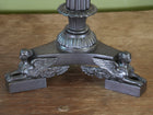A 19th Century Bronze Neoclassical Column Candlestick