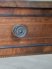 A Regency Lyre Support Sofa Table
