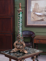 A large Scale 19th Century Cut Glass Table Lamp