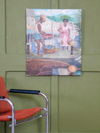 A Caribbean Harbour Oil On Canvas