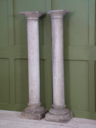 A Pair of 19th Century Marble Columns