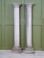 A Pair of 19th Century Marble Columns