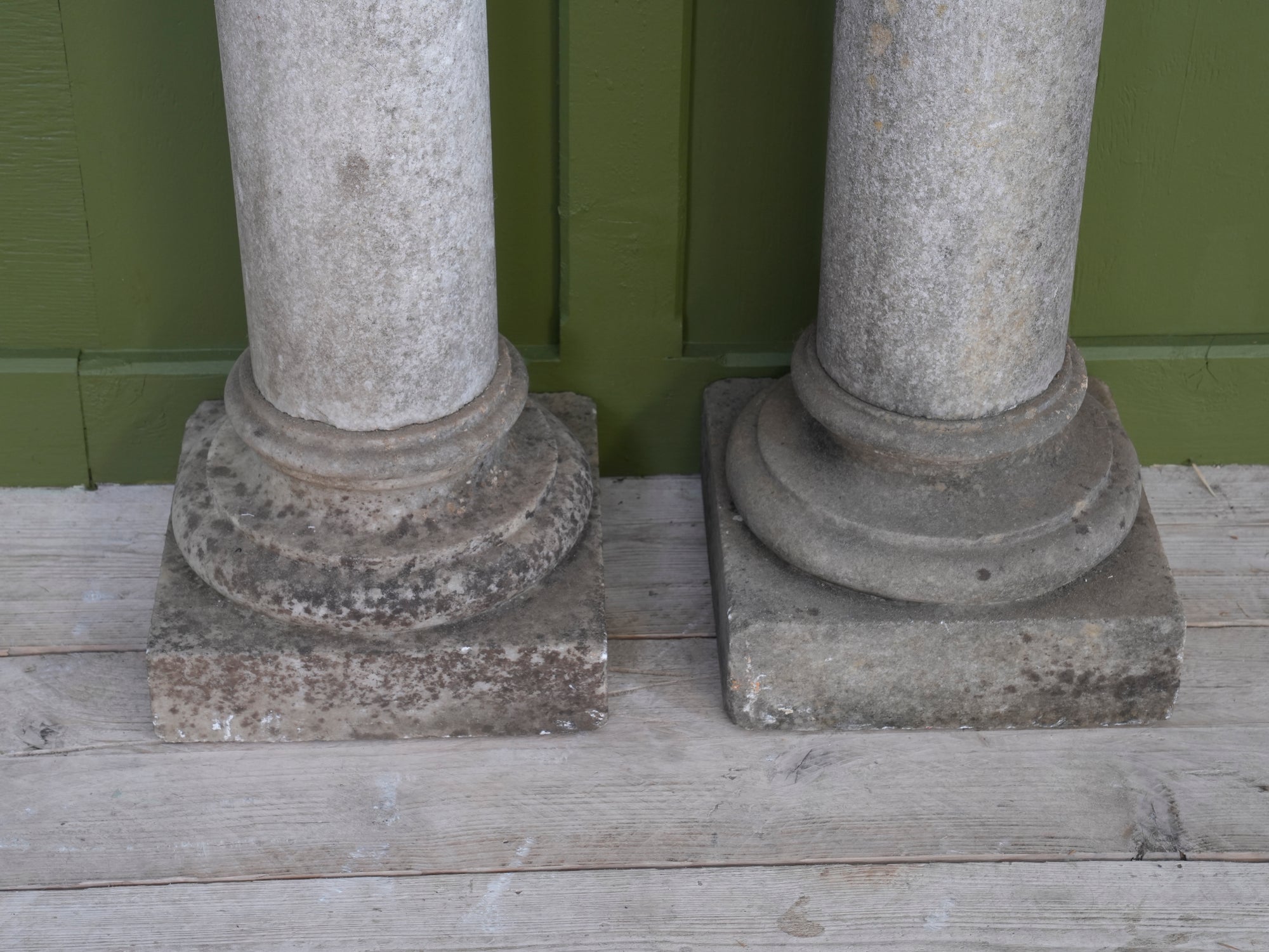 A Pair of 19th Century Marble Columns