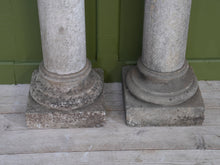 A Pair of 19th Century Marble Columns