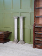 A Pair of 19th Century Marble Columns