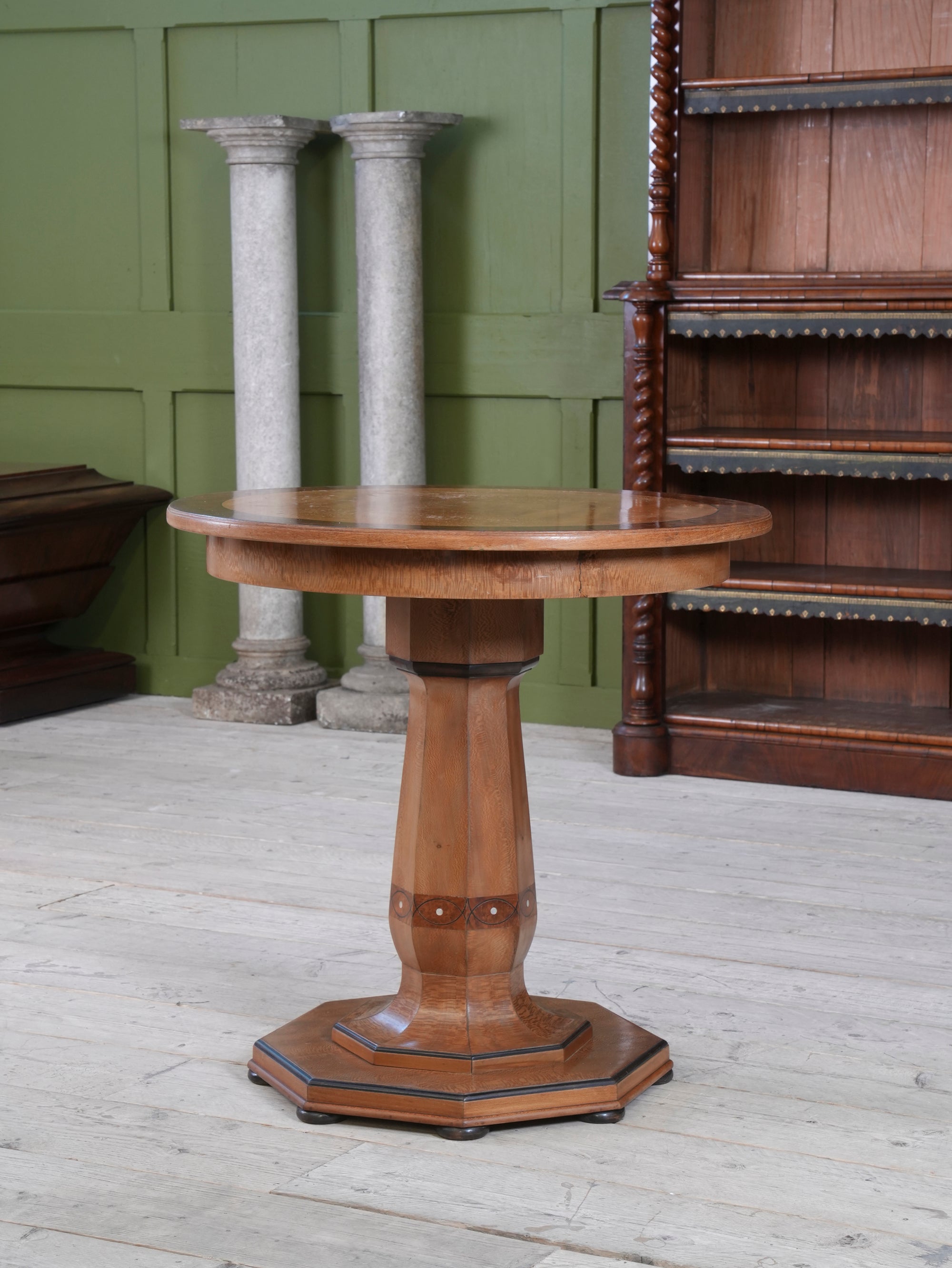 A Lace Wood & Oak Centre Table