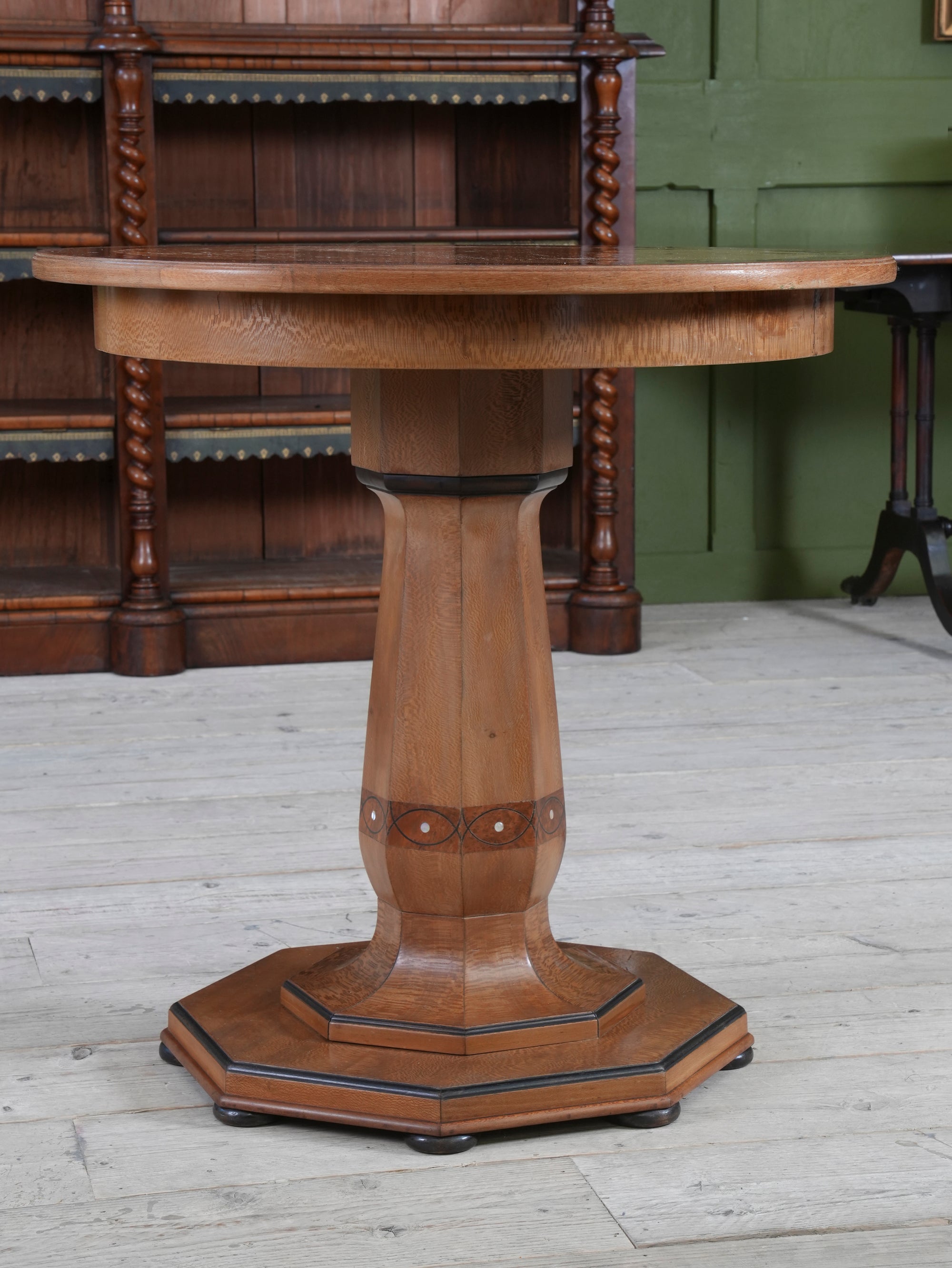 A Lace Wood & Oak Centre Table