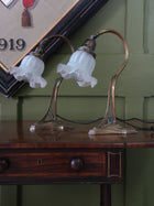 A Pair of Early 20th Century Brass Table Lamps