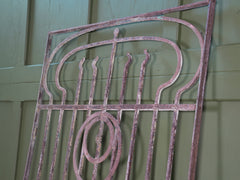 A 19th Century Wrought Iron Gate or Panel