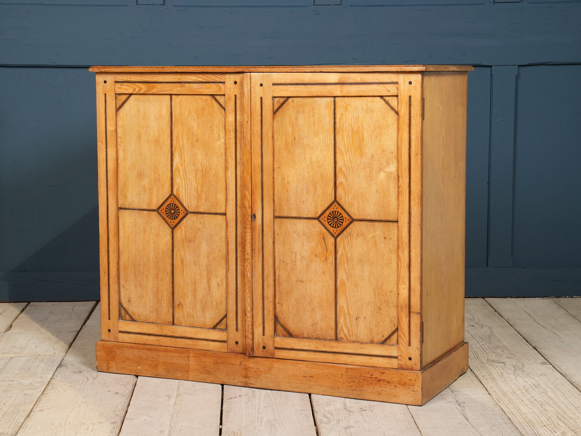 An Aesthetic Movement Ash Side Cabinet