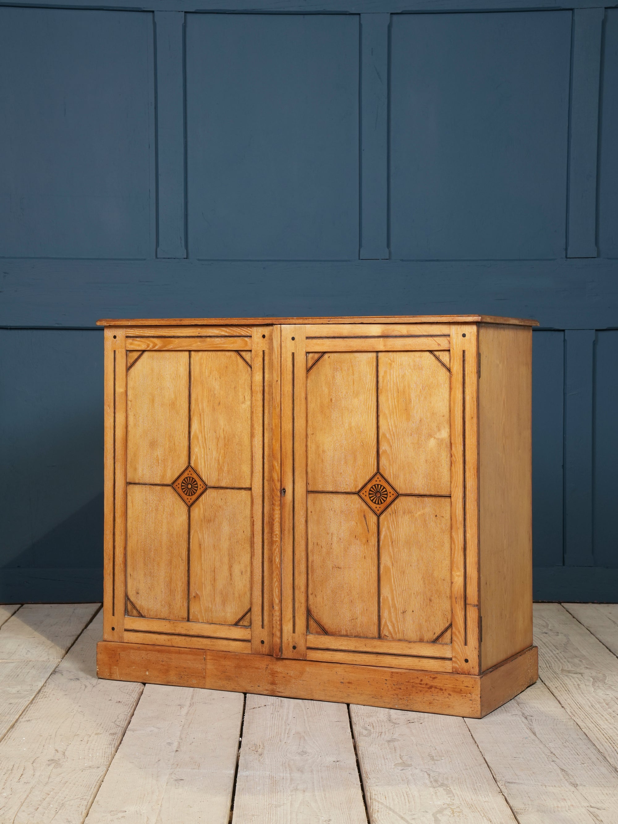 An Aesthetic Movement Ash Side Cabinet
