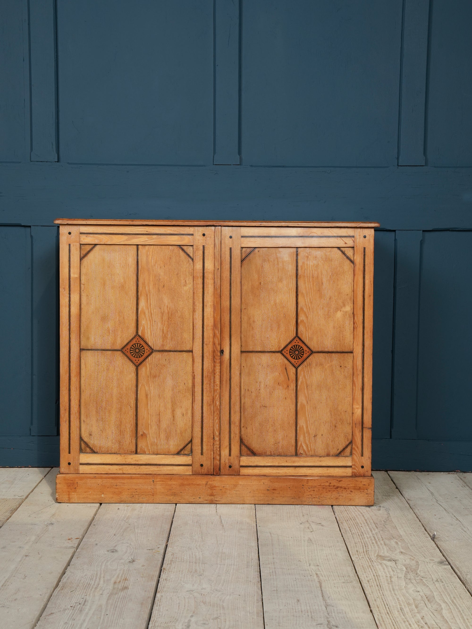 An Aesthetic Movement Ash Side Cabinet