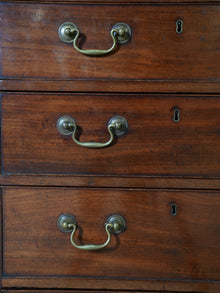 A Large George III Mahogany Breakfront Bookcase