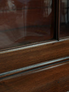 A Large George III Mahogany Breakfront Bookcase