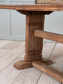 English Oak Arts & Crafts Refectory Table
