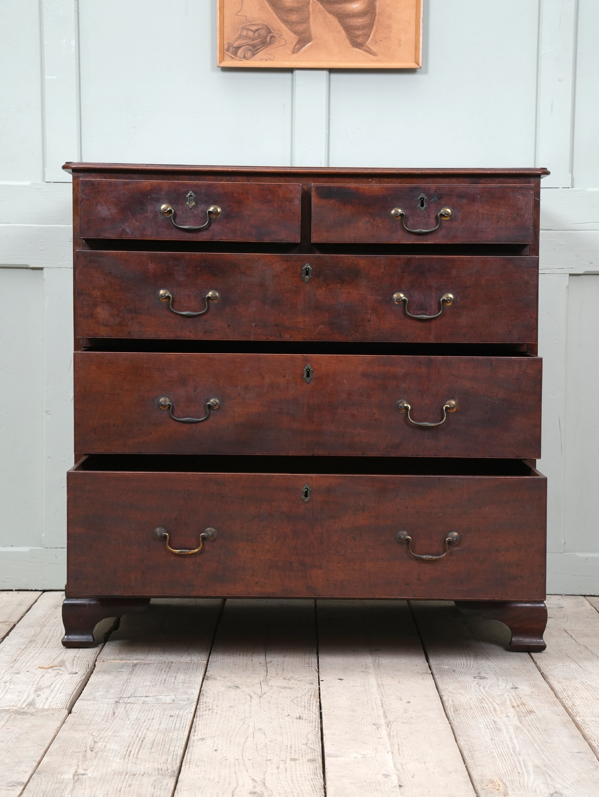 A Early 19th Century Mahogany Chest of Drawers