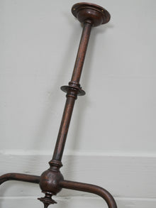 A Twin Holophane Ceiling Light