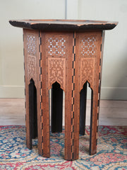Octagonal Damascus Side Table