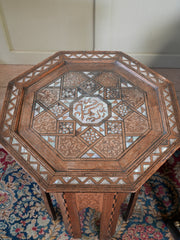 Octagonal Damascus Side Table