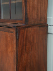 George II Glazed Mahogany Bookcase