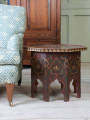 A Painted Moorish Octagonal Occasional Table