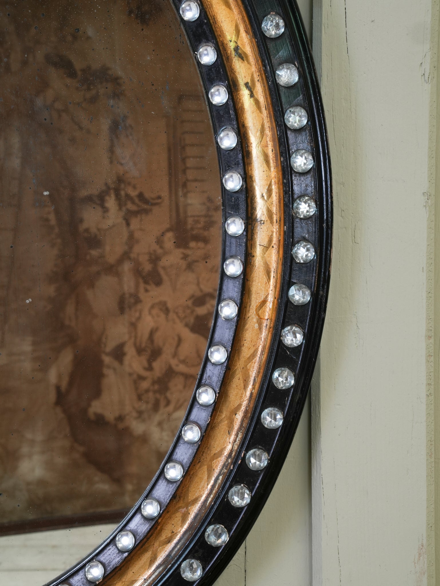 19th Century Irish Wall Mirror Drew Pritchard Ltd