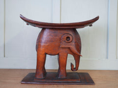African Ashanti Elephant Stool