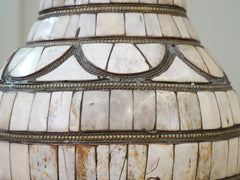 A 19th Century Bone & Copper Vase Table Lamp